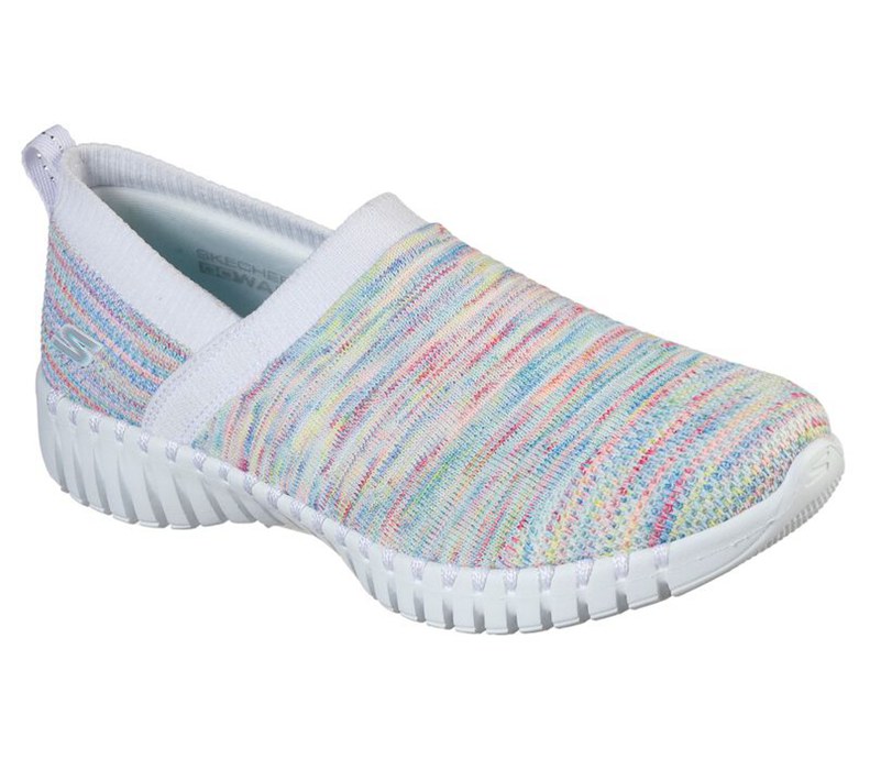 Skechers Gowalk Smart - Eccentric - Womens Slip On Shoes White/Mint [AU-FG0554]